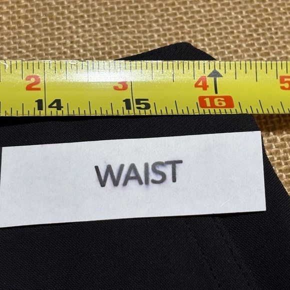 KARL LAGERFELD PARIS Women Wide Leg Ankle Pants Sz 10 Button Front Party Office - Picture 11 of 14